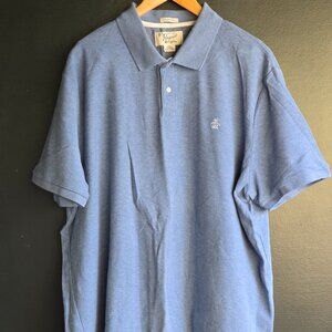 Original Penguin men's polo XXL SS light blue classic Fit Munsingwear